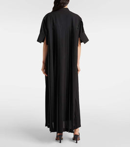 R√É¬≥he Harmonica pliss√É¬© maxi dress