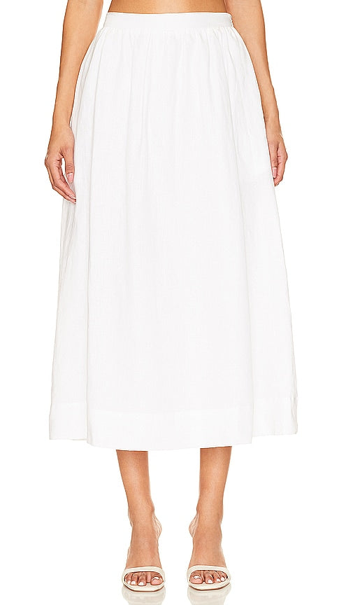 Rhode Aaron Skirt in White