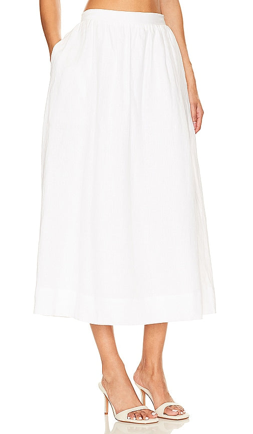 Rhode Aaron Skirt in White
