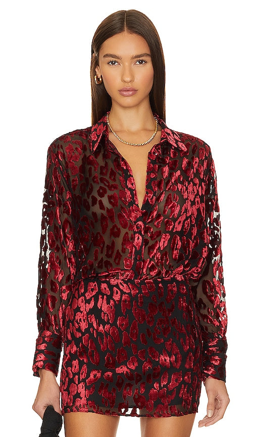 ROCOCO SAND Button Up Shirt in Black - ROCOCO SAND Chemise boutonnée en noir - ROCOCO SAND 黑色系扣衬衫 - ROCOCO SAND Hemd mit Knöpfen in Schwarz - ROCOCO SAND 버튼업 셔츠블랙 색상 - Camicia abbottonata ROCOCO SAND in nero