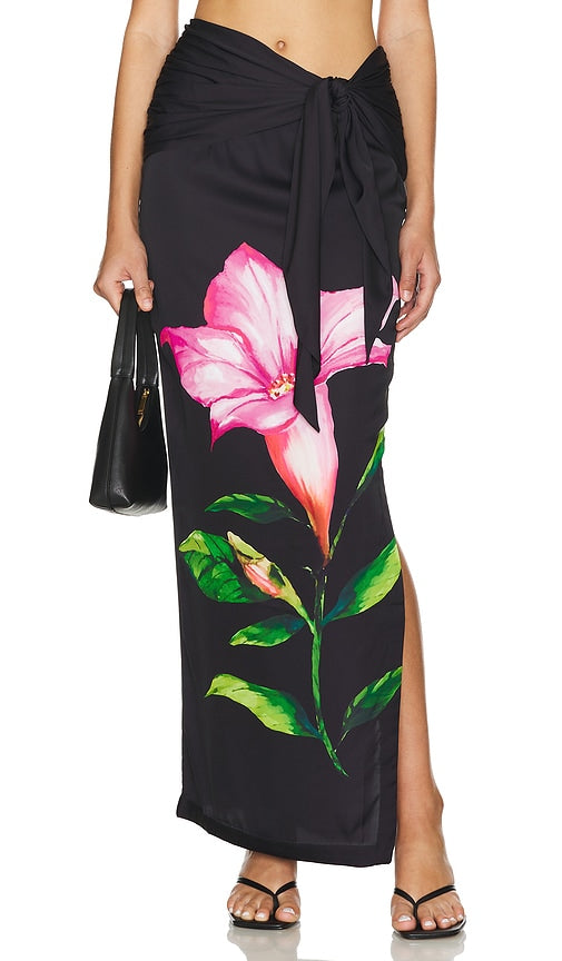 ROCOCO SAND Maxi Skirt in Black - ROCOCO SAND Jupe longue en noir - ROCOCO SAND 黑色长裙 - ROCOCO SAND Maxirock in Schwarz - ROCOCO SAND 맥시 스커트 - Gonna lunga ROCOCO SAND in nero