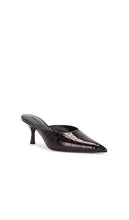 retrofete Bonnie Leather Mule in Burgundy