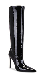 retrofete Lyra Leather Boot in Black