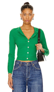 ROLLA'S Cameron Cardigan in Green - ROLLA'S Cardigan Cameron en Vert - ROLLA'S Cameron 绿色开衫 - ROLLA'S Cameron Cardigan in Grün - ROLLA'S Cameron 카디건 그린 색상 - Cardigan Cameron di ROLLA in verde