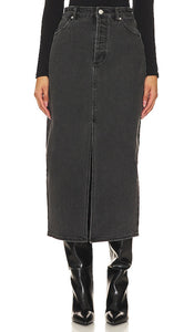 ROLLA'S Chicago Midi Skirt in Black