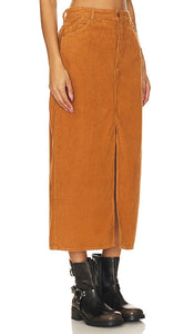 ROLLA'S Chicago Midi Skirt in Tan