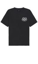 ROLLA'S Heavy Fire Diamond Tee in Black