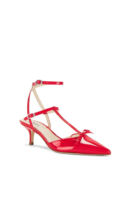 Repetto Leia Heels in Red