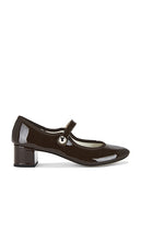 Repetto Fabienne Mary Janes in Chocolate | Ristretto Mary Jane Heels for Women
