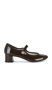 Repetto Fabienne Mary Janes in Chocolate | Ristretto Mary Jane Heels for Women