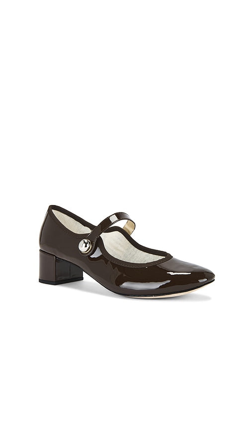 Repetto Fabienne Mary Janes in Chocolate