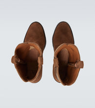RRL Suede and leather cowboy boots