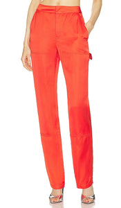 RTA Jaya Pant in Red - Pantalon RTA Jaya en rouge - RTA Jaya 红色长裤 - RTA Jaya Hose in Rot - RTA JAYA 팬츠 - Pantaloni RTA Jaya in rosso