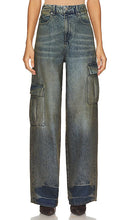 RTA Wide Leg Cargo in Blue - Cargo à jambe large RTA en bleu - RTA 蓝色宽腿货物 - RTA Wide Leg Cargo in Blau - RTA 와이드 레그 카고 블루 색상 - Cargo a gamba larga RTA in blu