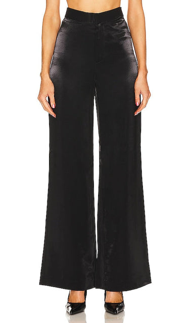 RTA Wide Leg Pant in Black - Pantalon large RTA en noir - RTA 黑色阔腿裤 - RTA-Hose mit weitem Bein in Schwarz - RTA 와이드 레그 팬츠블랙 색상 - Pantaloni a gamba larga RTA in nero