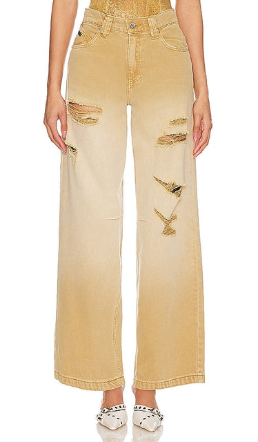 RTA Wide Leg in Tan - RTA jambe large en beige - RTA 棕褐色阔腿裤 - RTA mit weitem Bein in Hellbraun - RTA 와이드 레그(Tan) - Gamba larga RTA in marrone chiaro