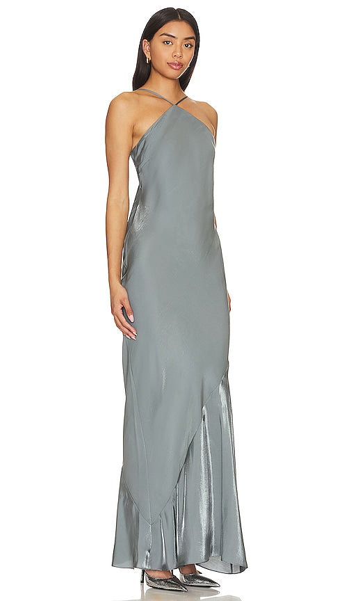RUMER Illusion X Gown in Grey