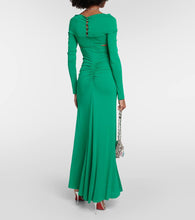 Rabanne Chain-embellished jersey maxi dress