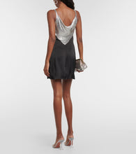 Rabanne Chainmail and satin minidress