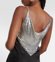 Rabanne Chainmail and satin minidress