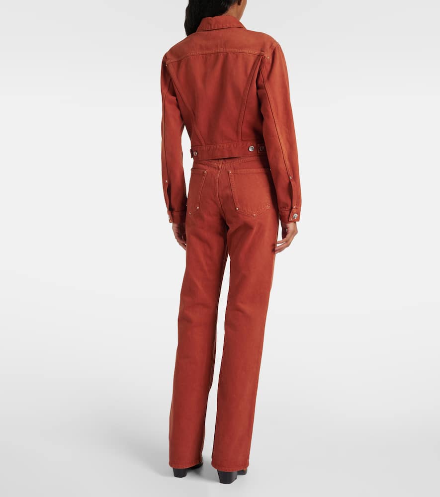 Rabanne Cropped denim jacket