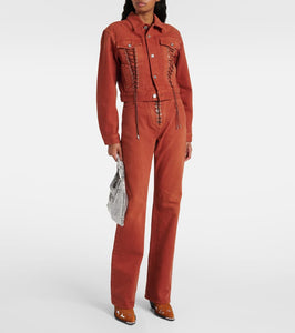Rabanne Cropped denim jacket
