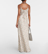 Rabanne Embellished floral maxi dress