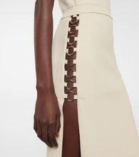 Rabanne Embellished knit midi dress