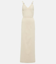 Rabanne Embellished knit midi dress