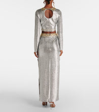 Rabanne Embellished maxi skirt