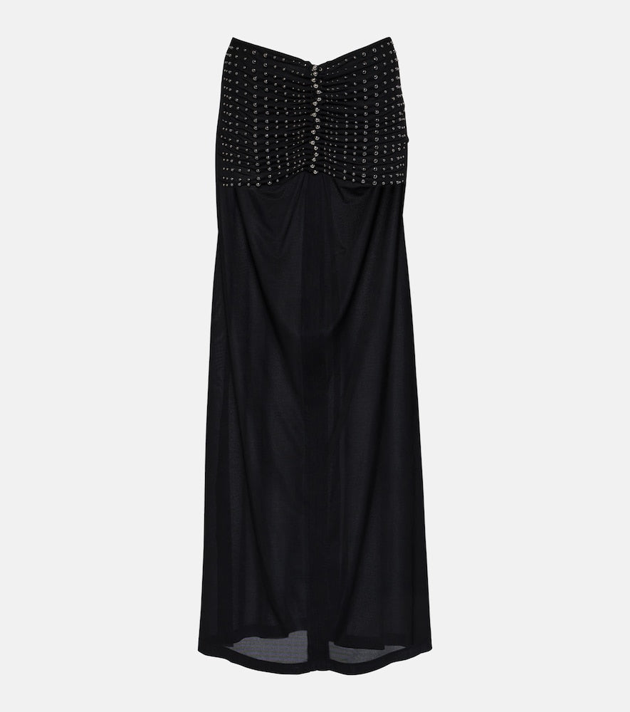 Rabanne Embellished maxi skirt - Rabanne 缀饰长裙