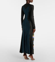 Rabanne Floral jersey maxi dress