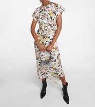 Rabanne Floral jersey midi dress
