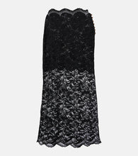 Rabanne Floral lace midi skirt - Rabanne 花卉蕾丝中长裙