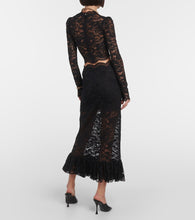 Rabanne Lace midi skirt