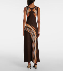 Rabanne Lamé jacquard maxi dress