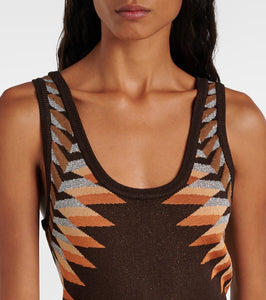 Rabanne Lamé jacquard maxi dress