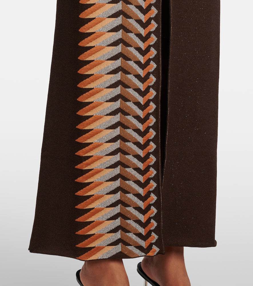 Rabanne Lamé jacquard maxi dress
