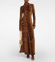 Rabanne Leopard-print maxi dress