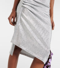 Rabanne Metallic jersey dress
