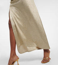 Rabanne Metallic wrap dress
