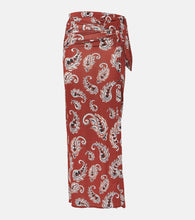 Rabanne Paisley jersey maxi skirt - Rabanne 佩斯利平纹针织超长半身裙