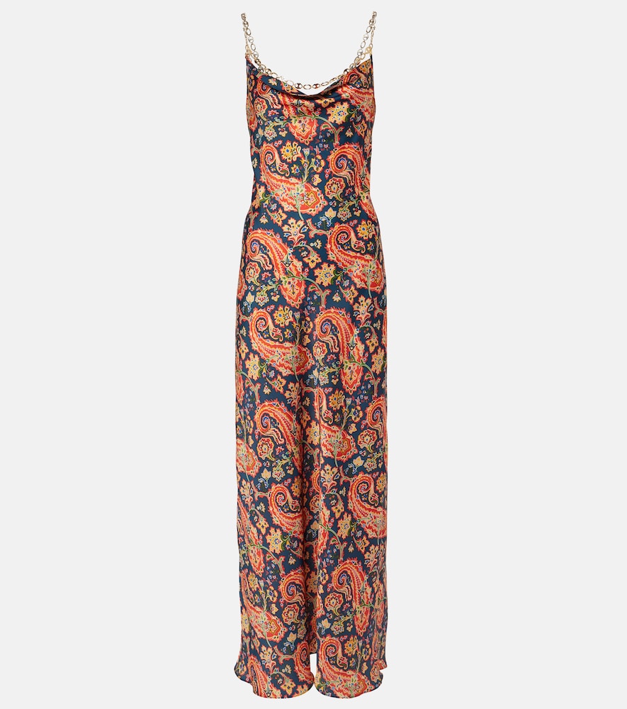 Rabanne Paisley maxi dress. Rabanne Paisley 长款连衣裙