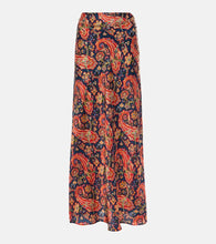 Rabanne Paisley satin maxi skirt - Rabanne Paisley 缎面长裙