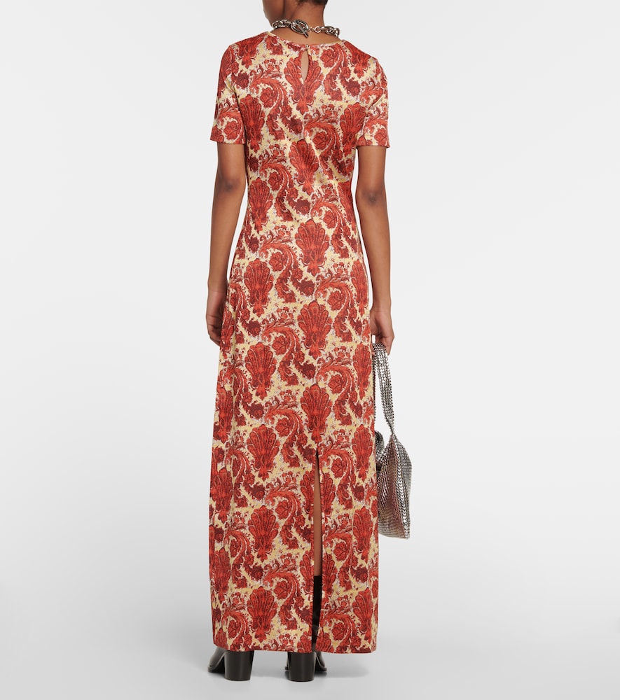 Rabanne Printed maxi dress