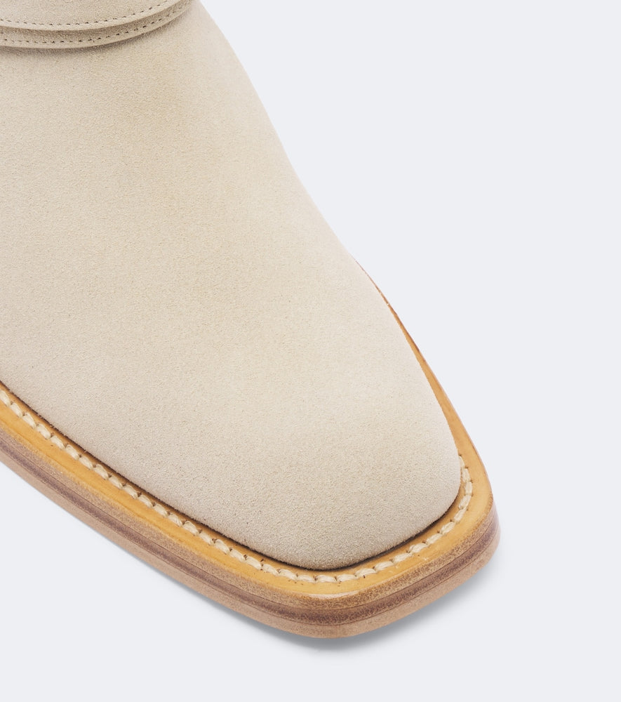 Rabanne Suede biker boots