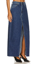 Rag & Bone Avery Maxi Skirt in Blue