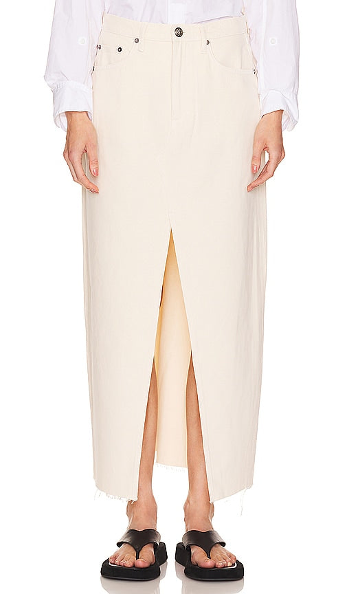 Rag & Bone Avery Maxi Skirt in Ivory - Jupe longue Rag & Bone Avery en ivoire - Rag & Bone Avery 象牙色超长半身裙 - Rag & Bone Avery Maxirock in Elfenbein - Rag & Bone 에이버리 맥시 스커트 - Gonna lunga Rag & Bone Avery in avorio