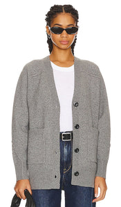Rag & Bone Bridget Cardigan in Grey - Rag & Bone Cardigan Bridget en Gris - Rag & Bone Bridget 灰色开衫 - Rag & Bone Bridget Cardigan in Grau - Rag & Bone 브리짓 가디건그레이 색상 - Cardigan Rag & Bone Bridget in grigio
