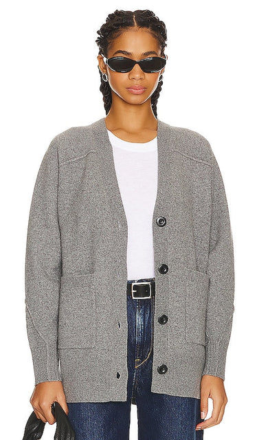 Rag & Bone Bridget Cardigan in Grey - Rag & Bone Cardigan Bridget en Gris - Rag & Bone Bridget 灰色开衫 - Rag & Bone Bridget Cardigan in Grau - Rag & Bone 브리짓 가디건그레이 색상 - Cardigan Rag & Bone Bridget in grigio